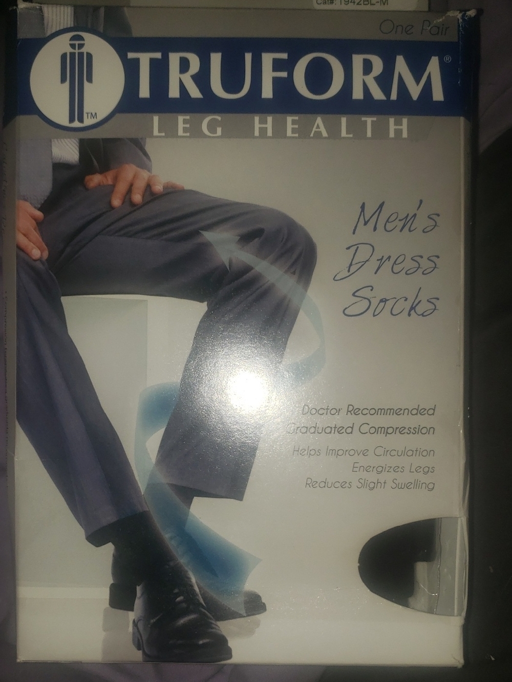 Truform Men's Dress Socks - Black